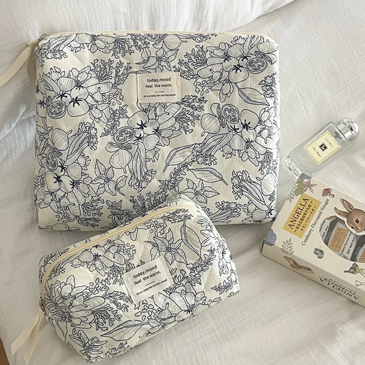 Grande Trousse de Toilette Matelassée